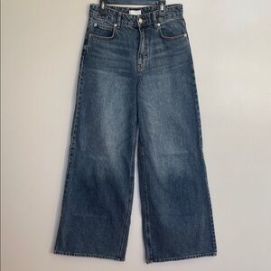 H&M Classic Blue Wide-Leg Women Jeans